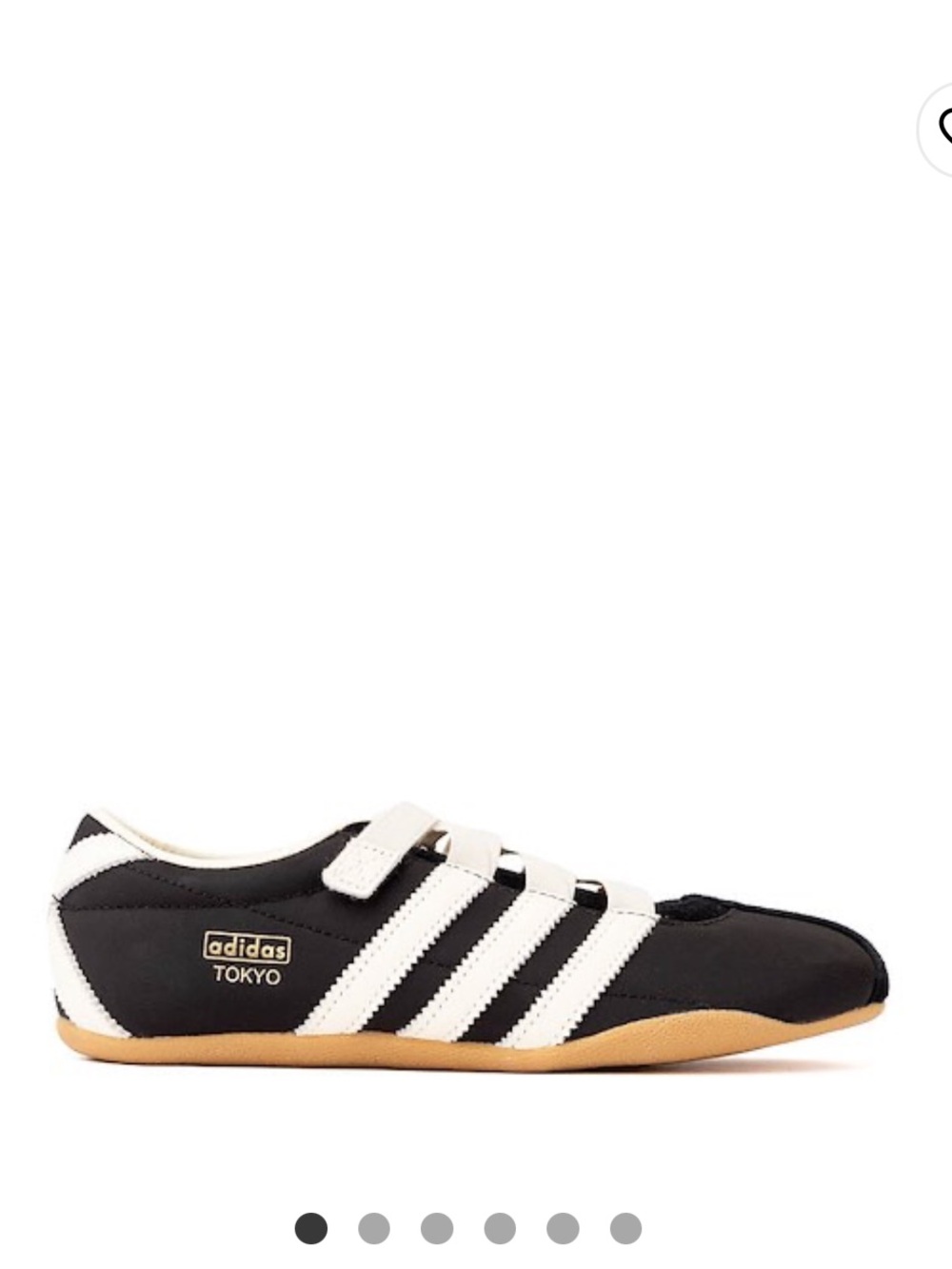 Adidas Black and White Tokyo Mary Jane Shoe
